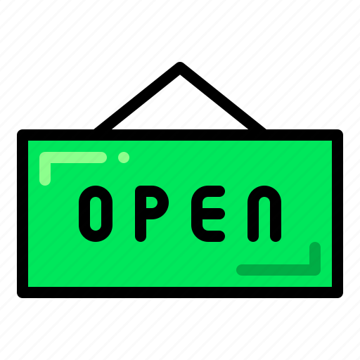 Open, open sign, shop, open closed icon - Download on Iconfinder