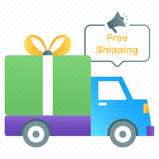 Delivery van, shipping truck, cargo, shipment, free shipping icon - Download on Iconfinder