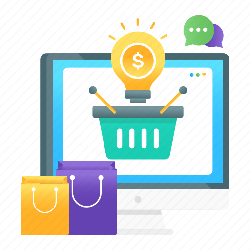 Shopping idea, creative shopping, online shopping, innovative shopping, shopping solution icon - Download on Iconfinder