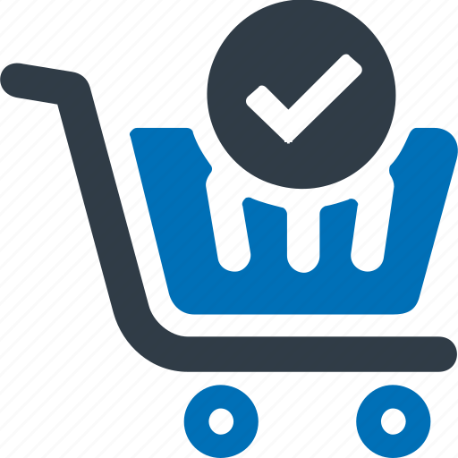 Cart, approved, shop, ecommerce icon - Download on Iconfinder