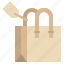 bag, shopping, paper, tag, carry, price, sale, discount, label 