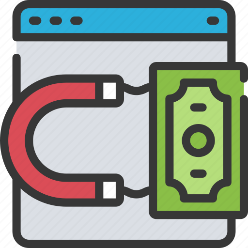 Ecommerce, magnet, money, online, website icon - Download on Iconfinder