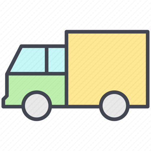 Courier, delivery, logistics, shipping, transport, transportation, truck icon - Download on Iconfinder