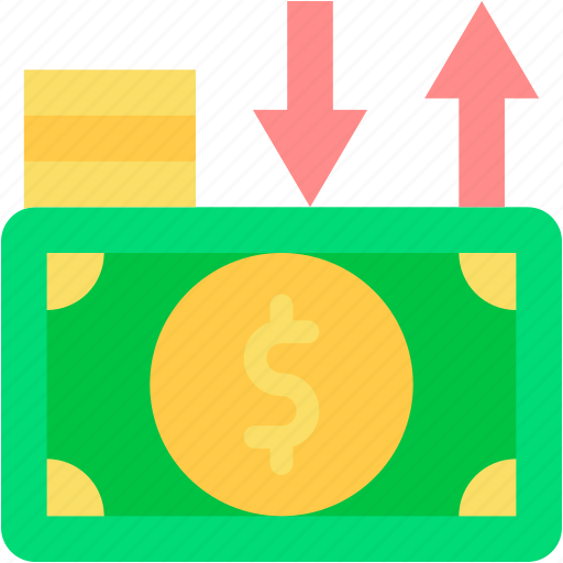 Cash, flow, exchange, trades, business, and, finance icon - Download on Iconfinder