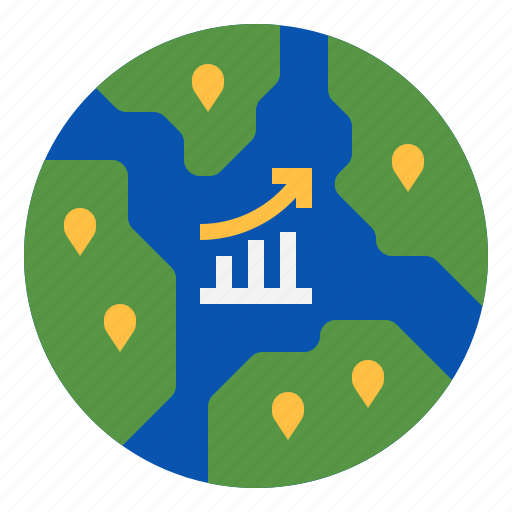 Gdp, growth, market, emerging market, global market, gross domestic product icon - Download on Iconfinder