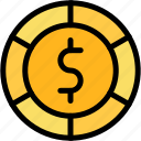 currency, dollar, business, and, finance, argent, coin