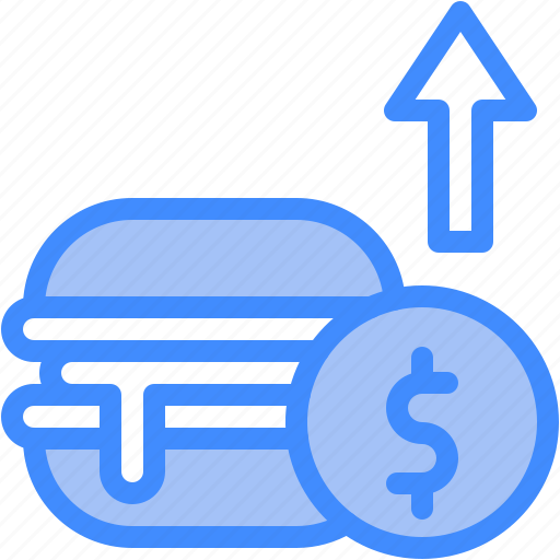 Food, increasing, burger, economic, crises, dollar icon - Download on Iconfinder