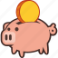 bank, money, piggy, savings 
