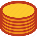 coins, currency, money, stack