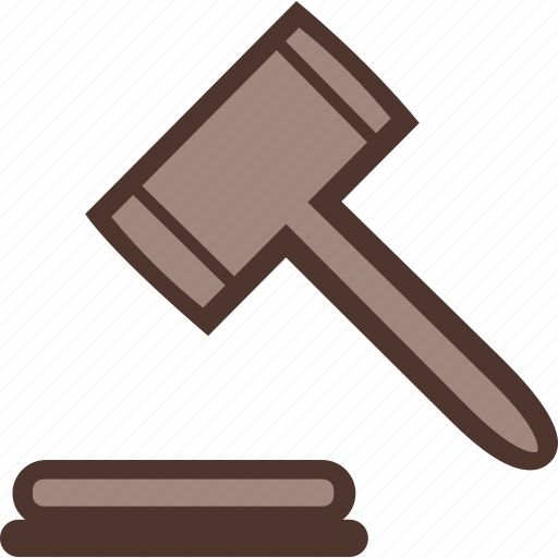 Auction, case, closed, court, gavel, judges, justice icon - Download on Iconfinder