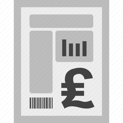 Bill, charges, currency, invoice, payment, pound icon - Download on Iconfinder