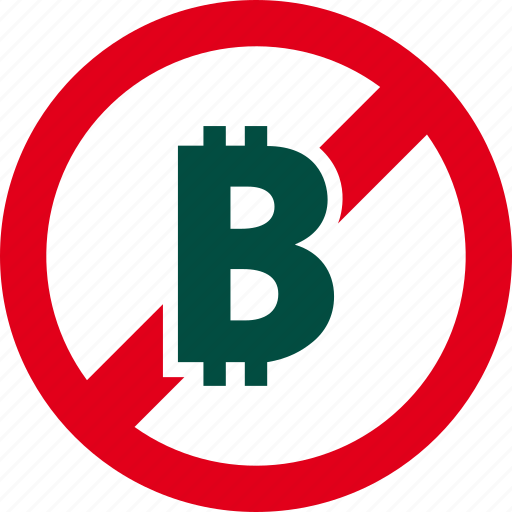Bitcoin, cash, currency, financial, forbidden, money, prohibited icon - Download on Iconfinder