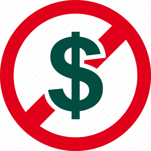 Cash, currency, dollar, financial, forbidden, money, prohibited icon - Download on Iconfinder