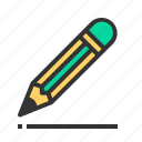 pencil, edit, draw, write, tools, pen, school