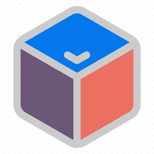 Cube, box, square, geometric icon - Download on Iconfinder