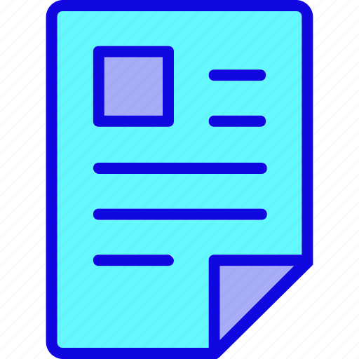 Acccount, layout, page, paper, profile, sheet, text icon - Download on Iconfinder