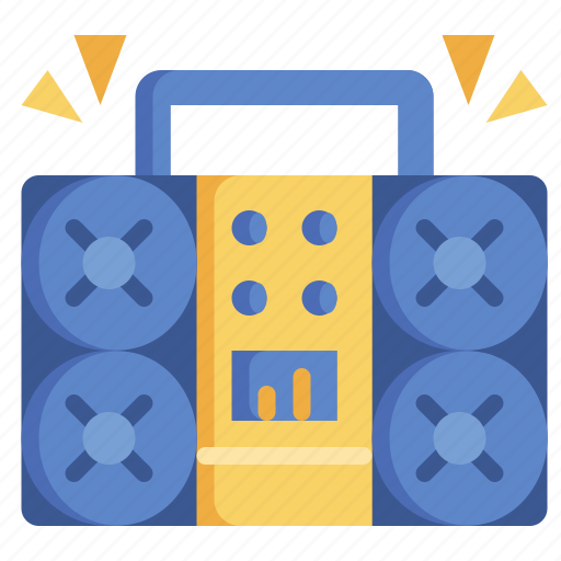 Boombox, cassette, player, music, radio, audio icon - Download on Iconfinder