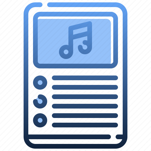 Playlist, data, storage, multimedia, music, archive icon - Download on Iconfinder
