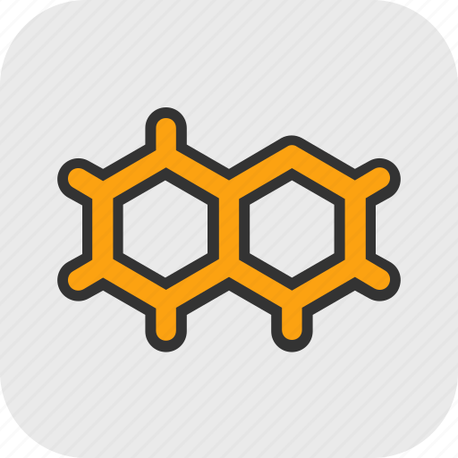 Chemistry, electron, hexagons, molecule, science icon - Download on Iconfinder