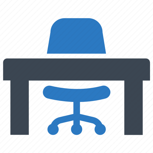 Chair, desk, study, table icon - Download on Iconfinder