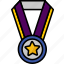 medal, reward, winner 