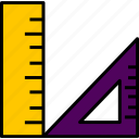 measure, office, ruler, scale, education