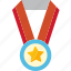 medal, reward, winner 