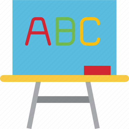 Blackboard, board, chalk, education, lesson, school, stand icon - Download on Iconfinder