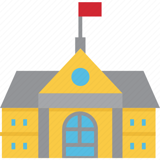 Building, campus, education, school, college, schoolhouse icon - Download on Iconfinder