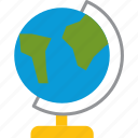 earth, education, geography, globe, planet, icon
