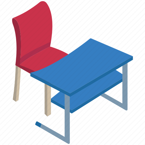 Desk with chair, desk, chair, desktop icon - Download on Iconfinder