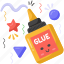 glue, liquid glue, handy craft, stationery, adhesive, bottle, art and design 