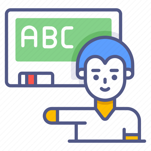 Teacher, classroom, teaching, professor, education, student, blackboard icon - Download on Iconfinder