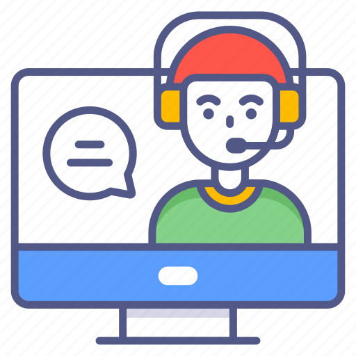 Webinar, support, customer, information, question, communication, service icon - Download on Iconfinder