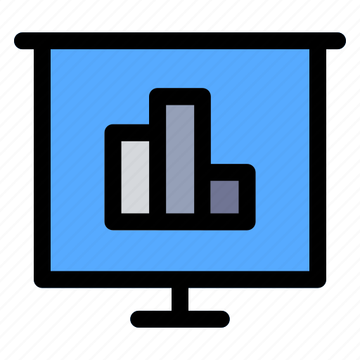 Presentation, graph, chart, finance icon - Download on Iconfinder