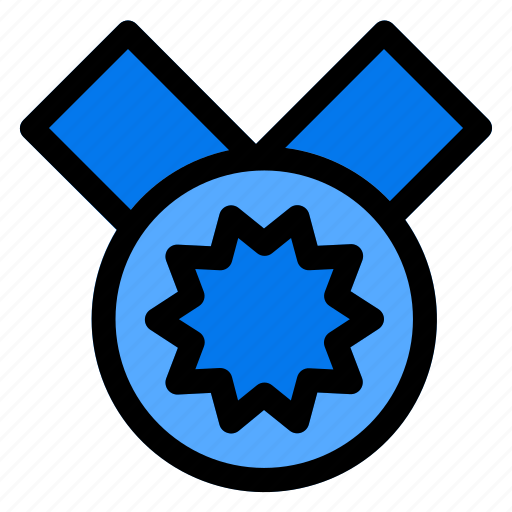 1, medal, rank, badge, achievement, education icon - Download on Iconfinder