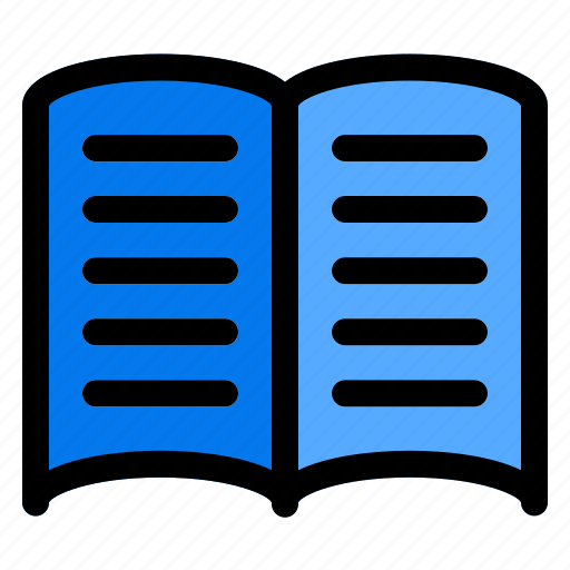 1, open, book, read, education, study icon - Download on Iconfinder