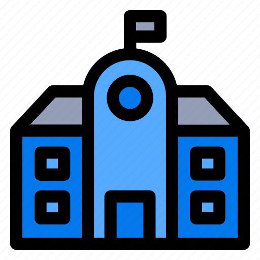 School, building, schoolhouse, university, classroom icon - Download on Iconfinder