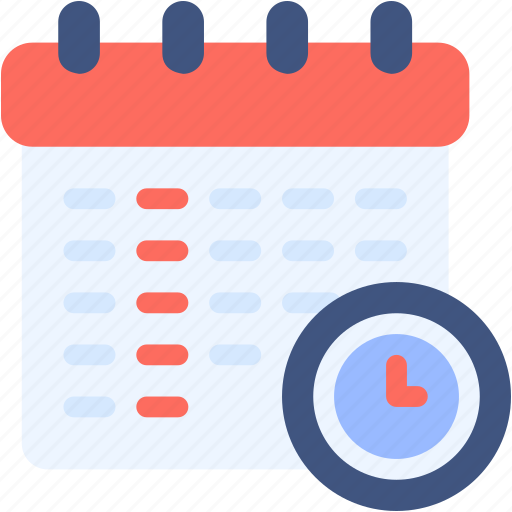 Schedule, scheduling, time, and, date, timing, administration icon - Download on Iconfinder