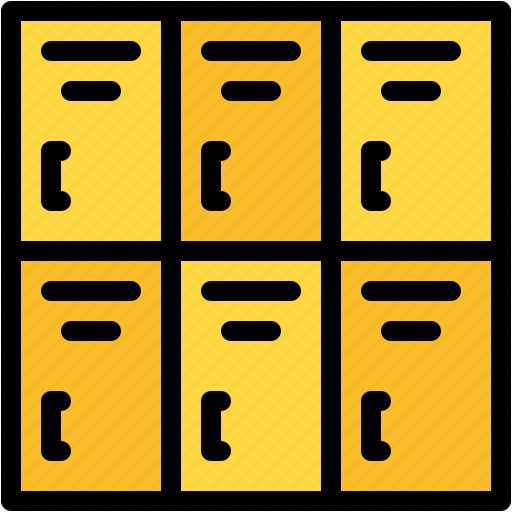 Lockers, locker, wardrobe, furniture, and, household, closet icon - Download on Iconfinder