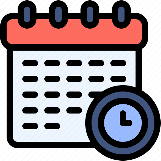 Schedule, scheduling, time, and, date, timing, administration icon - Download on Iconfinder