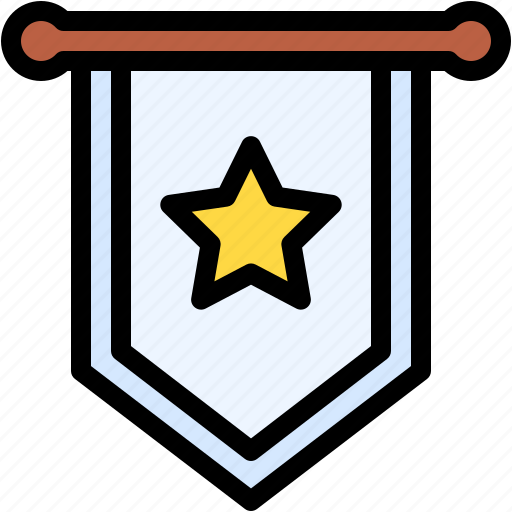 Flag, faculty, college, university, school, pennant icon - Download on Iconfinder