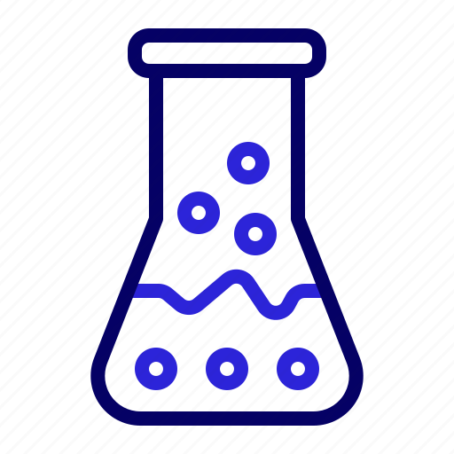 Flask, tube, lab, chemistry, laboratory, chemical, experiment icon - Download on Iconfinder