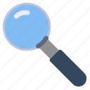 magnifying glass, education, find, search, zoom, view, loupe, magnifier, seo