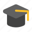 graduation, hat, mortarboard, cap, education, graduate 