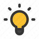 idea, innovation, lightbulb, conclusion, lights
