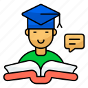 student, graduate, scholar, tutee, sophomoresimple