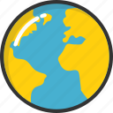 earth, globe, map, planet, world