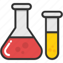 chemical, flask, lab test, laboratory, test tube 