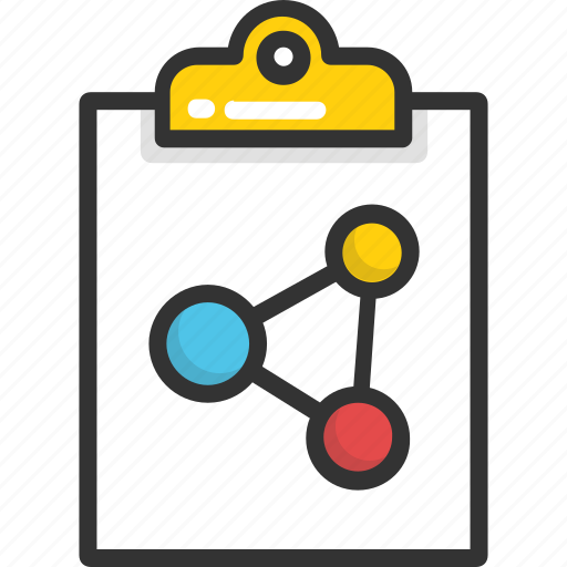 Atom, bond, clipboard, report, science icon - Download on Iconfinder
